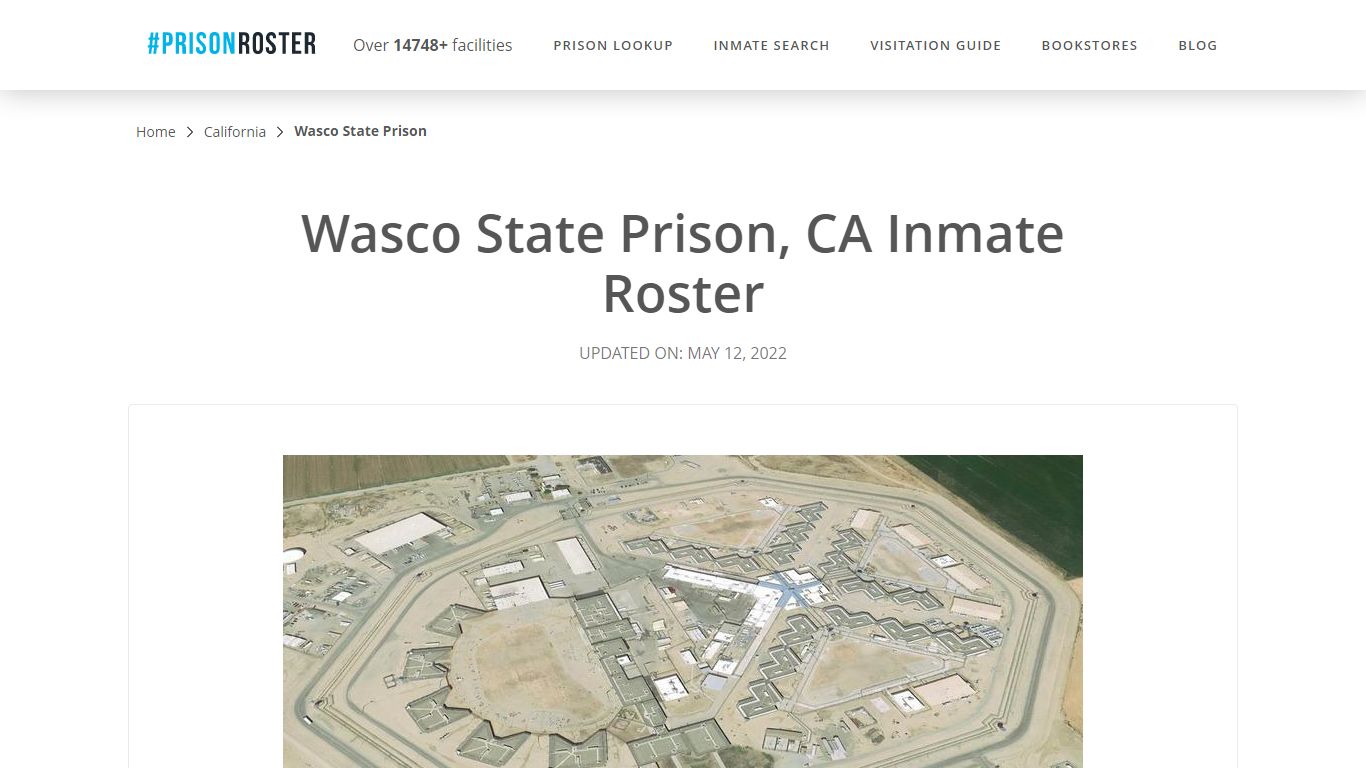 Wasco State Prison, CA Inmate Roster - Prisonroster